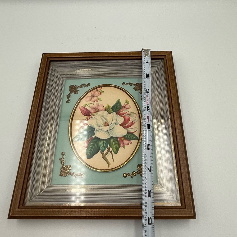 Vintage Flower Floral TMC Chicago MCM Picture Wall Decor - Picture 7 of 8